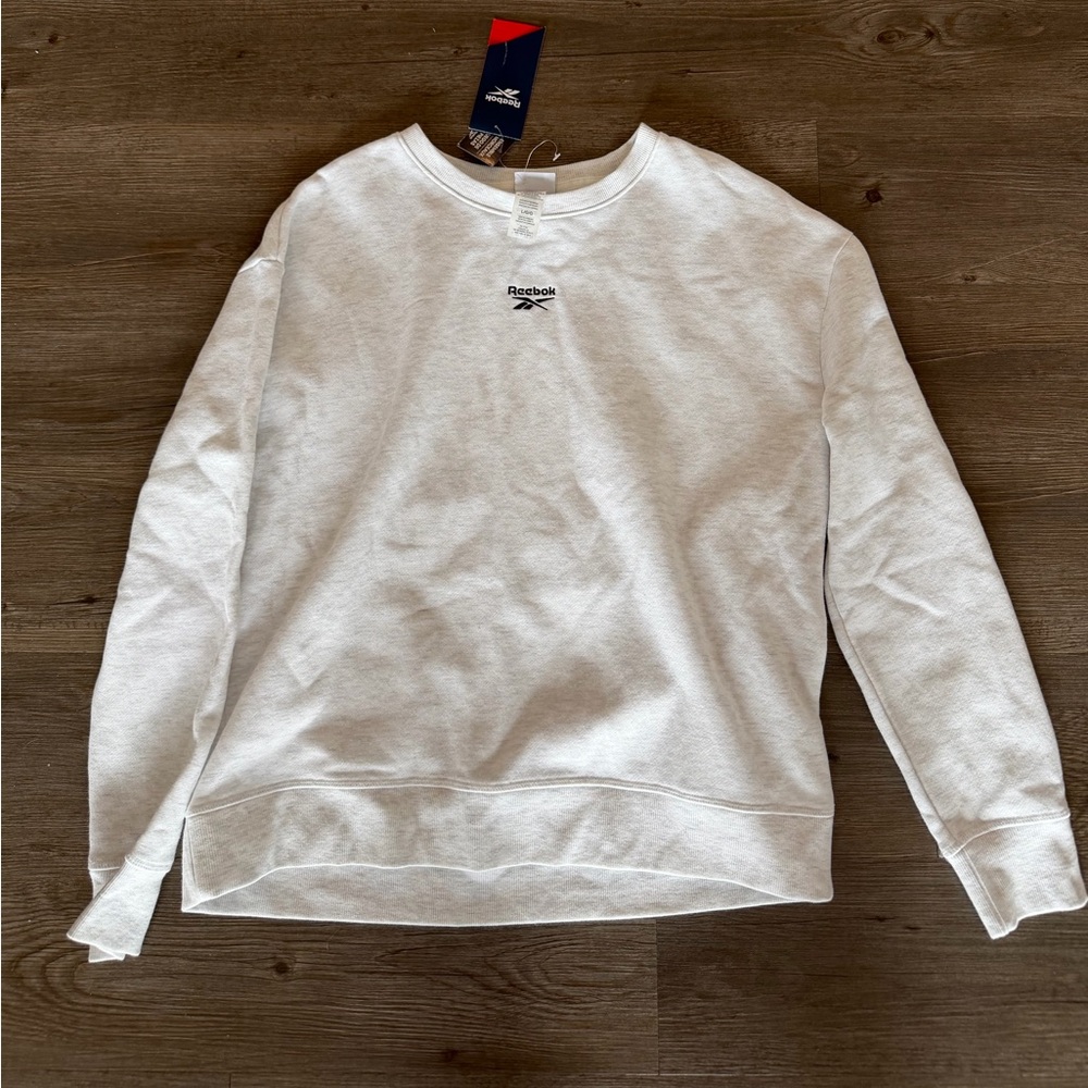 NWT Gray Reebok Crewneck